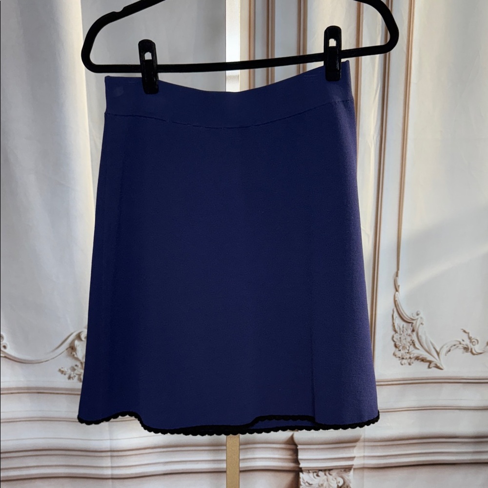 Sandro Blue Pencil Skirt Knee-Length Workwear - Picture 2 of 4